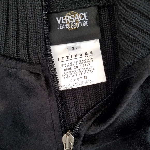 Men's "Versace Jean Couture" Knit Sweater - Picture 5 of 5